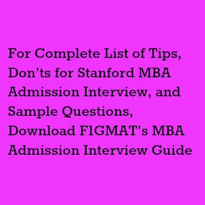 stanford mba interview admission gsb tips guide