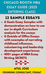 F1GMAT's Chicago Booth MBA Essay Guide