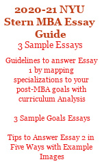 Read NYU Stern School of Business Sample Essay stern mba essays
