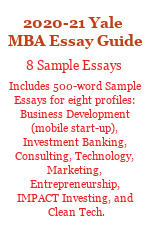 yale mba essay tips